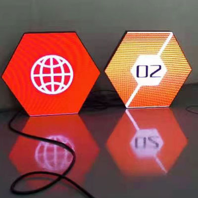 แผนจอ LED ครีเอทีฟ กันน้ํา / หน้าจอ LED หกเหลี่ยมภายใน