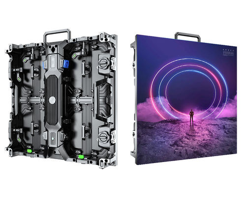 อัลลูมิเนียมเรนท์ LED Display Screen กันน้ํา ความสว่างสูง 4500cd/2
