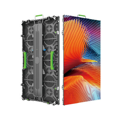 500*1000mm RS-A 4.8 ผนังวิดีโอภายในห้อง โดโยธาอัลลูมิเนียมให้เช่าจอจอ LED