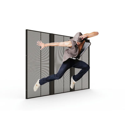 ตู้อลูมิเนียมภายใน 1500 * 1000 PH3-7 โฆษณาโปร่งใสโพส LED Screen