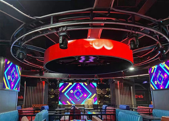 หน้าจอ LED แบบยืดหยุ่นภายในและภายนอก HMT-SA-P5 ด้วยการระบายความร้อนที่ดี