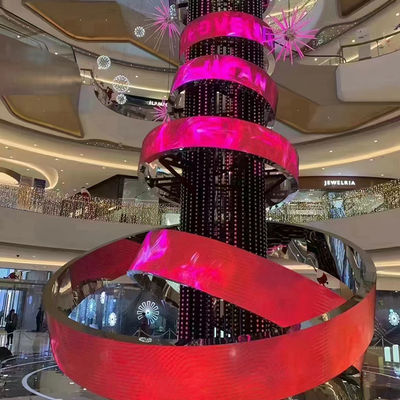 สีเต็ม LED หน้าโปร่งภาพยนตร์ Display สีเทาสูง มุมมองกว้าง