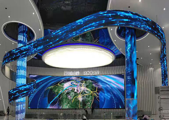 ความละเอียดสูงและความสว่าง LED หน้าจอยืดหยุ่น ซีรีส์ SQ-R เหมาะสําหรับการแสดงภายในและภายนอก