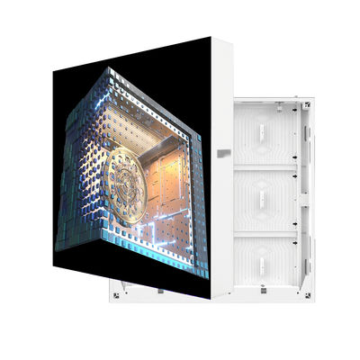 ตู้อัลลูมิเนียมกลางแจ้ง 3 มิติไม่มีแว่นแก้วความละเอียดสูง 480mm*320mm