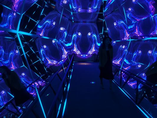 ภายใน 1000*1000 PH3-7 แผ่นจอ LED ใส สังกะสีอลูมิเนียมความสว่างสูง