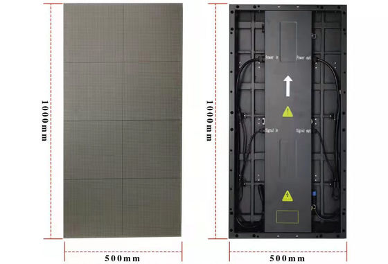 โฆษณา ไลด์ตู้เต้นรํา 2.9 มิลลิเมตร พิกเซล Pitch 500mm * 500mm