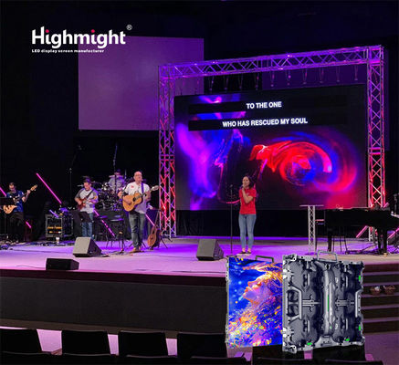 ภายใน RH-B PH3.91 Full Color Rental LED display ผนังวีดีโอ