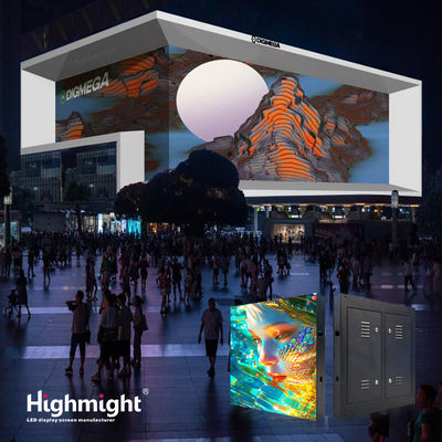 หน้าจอ 3D LED กลางแจ้งแบบเปลือยตา ปรับแต่ง 320mmx160mm