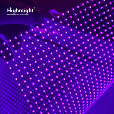 สกรีนหนังกระจกกระจก LED ที่โปร่งใสสูง
