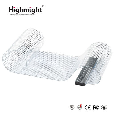 สกรีนหนังกระจกกระจก LED ที่โปร่งใสสูง