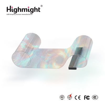 การควบคุมแบบฉลาด LED คริสตัลฟิลม สกรีน การจัดการทางไกล จัดแสดงความละเอียดสูง