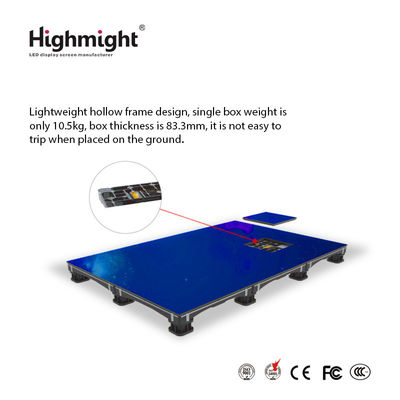500mm*500mm DM PH3.9 RGB ตะเบียนพื้น, ตะเบียนพื้นแสง LED อินเตอร์เอคทีฟ