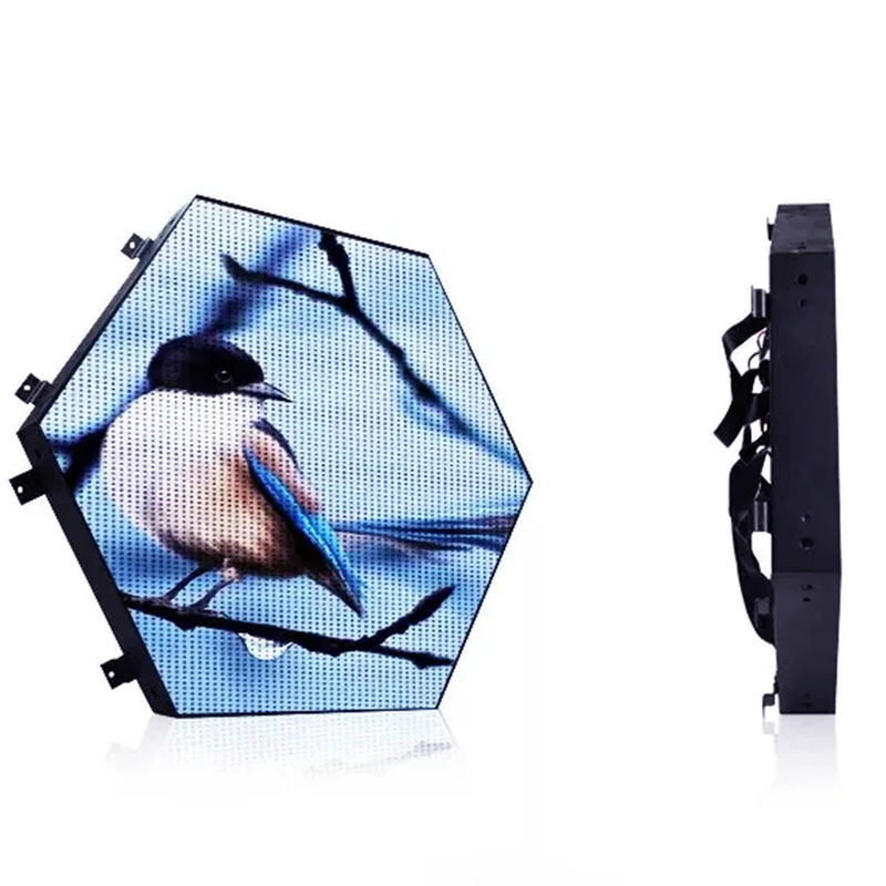 สีเต็ม กันน้ํา Hexagon LED Display ภายใน Custom LED Video Display จอ