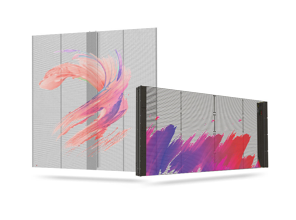 1000*1000 TRA-M Ultra Clear Indoor Transparent LED Display Screen การติดตั้งง่าย
