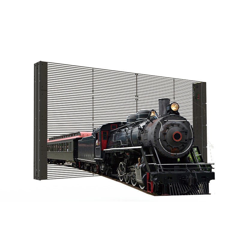 TRA-B PH5-10 ภายในเห็นผ่านจอ LED 1000mmX1000mm อลูมิเนียมสับสนธ์จอโปร่งใส