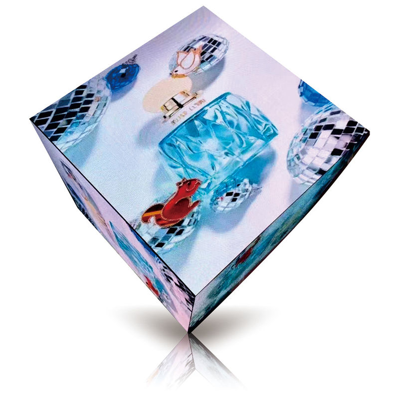 RoHS Custom LED Screen Full Color Hexagon Cylinder Pie Screen การติดตั้งและบํารุงรักษาง่าย